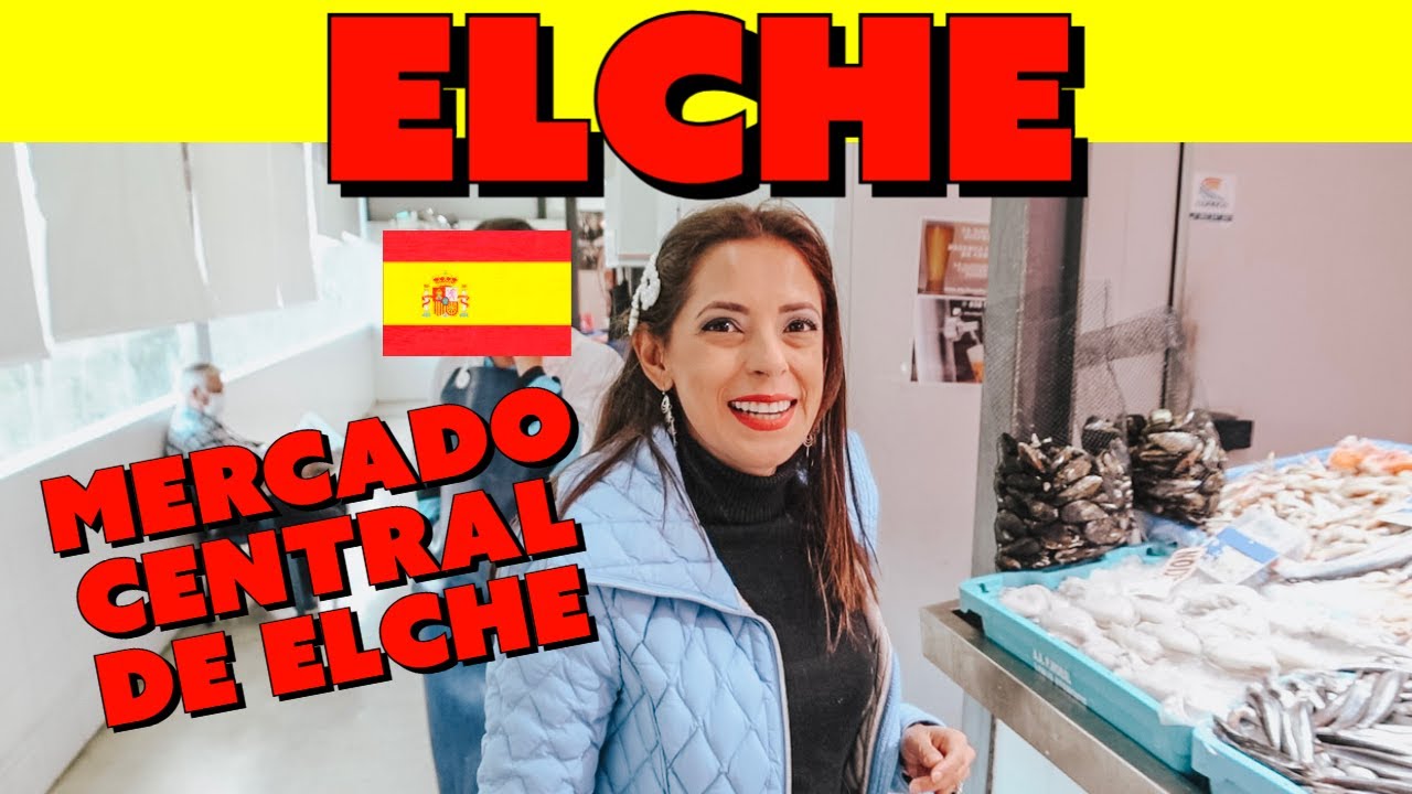 ELCHE 🔴 Comida Española el el Mercado Central de ELCHE