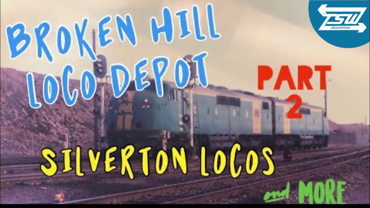 Exploring Broken Hill Yard and loco sheds 1989 ANR Silverton SRA locomotives rolling stock