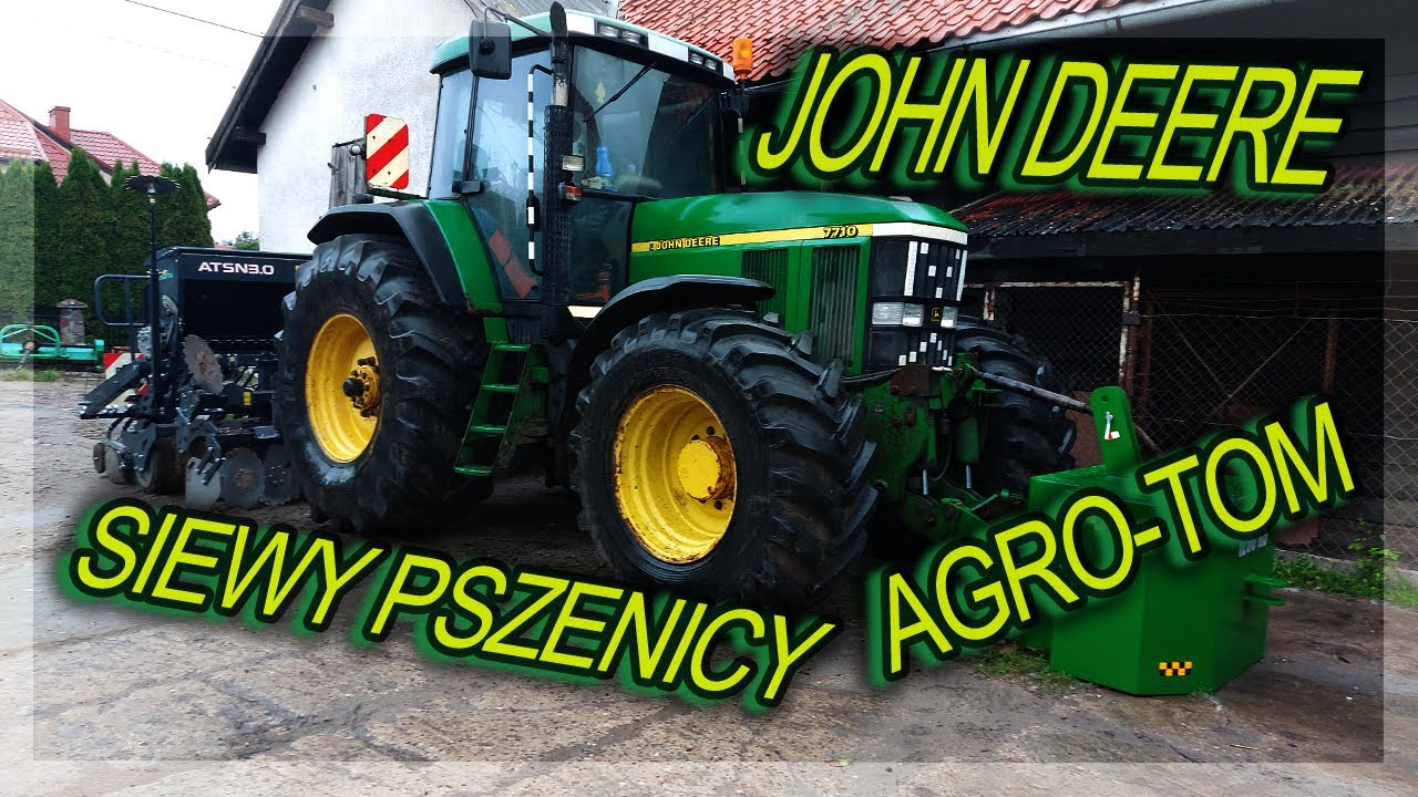Siewy pszenicy // AGRO-TOM ATSN 3.0 & John Deere 7710