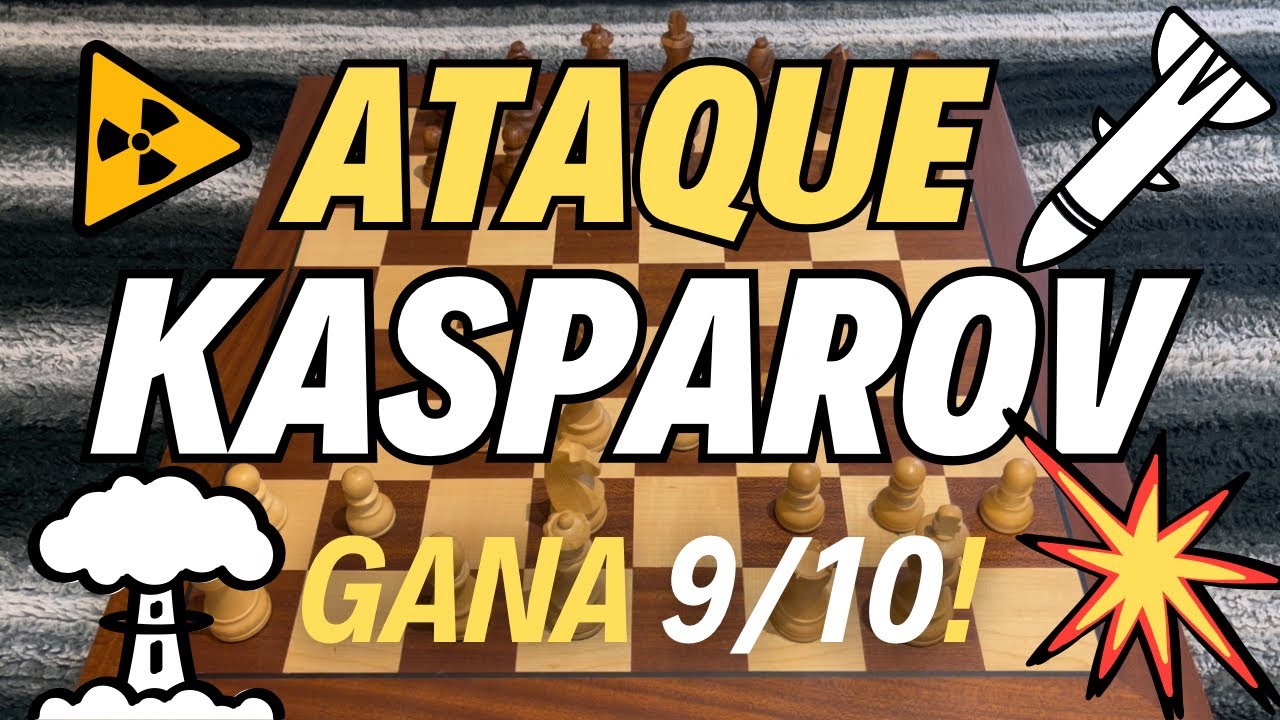 GANA 9/10 PARTIDAS con el ATAQUE de KASPAROV🔥😱
