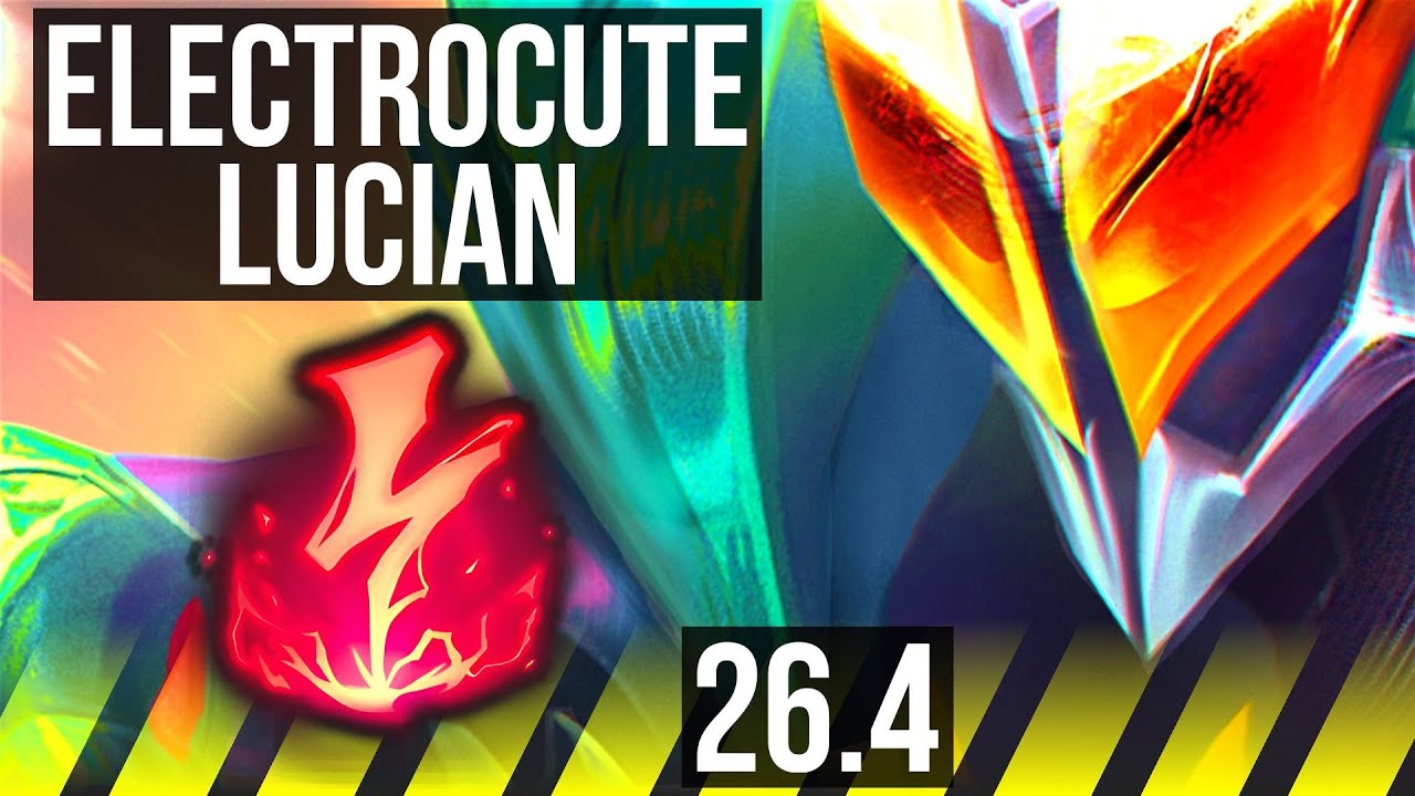 LUCIAN & Nami vs JINX & Sona (ADC) | Electrocute, Good KDA: 15/2/7 | EUW Master | 26.4