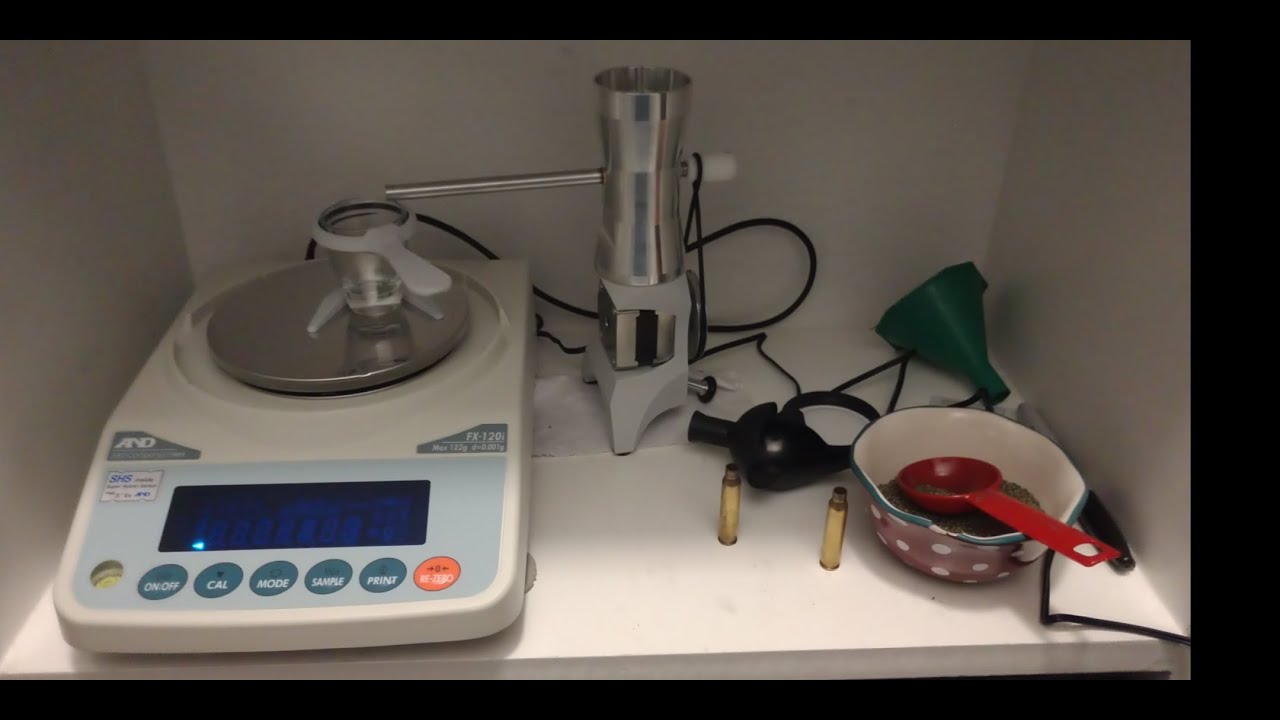 FX120i: Upgraded reloading scale