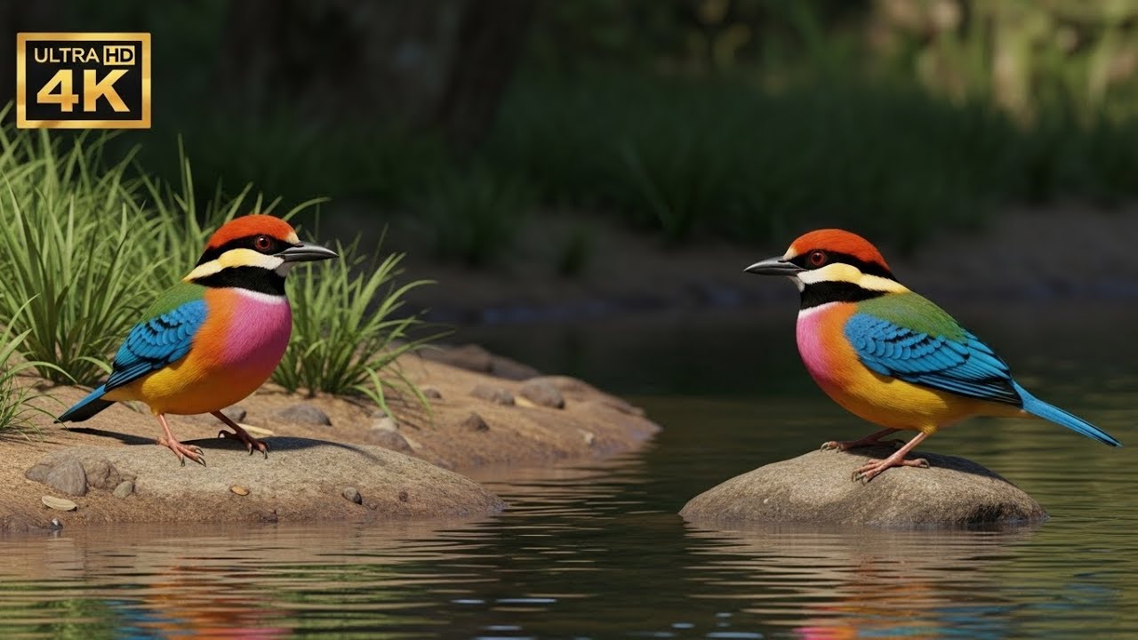 Healing Piano Music with Birdsong and River Flow for Deep Relaxation and Study Time