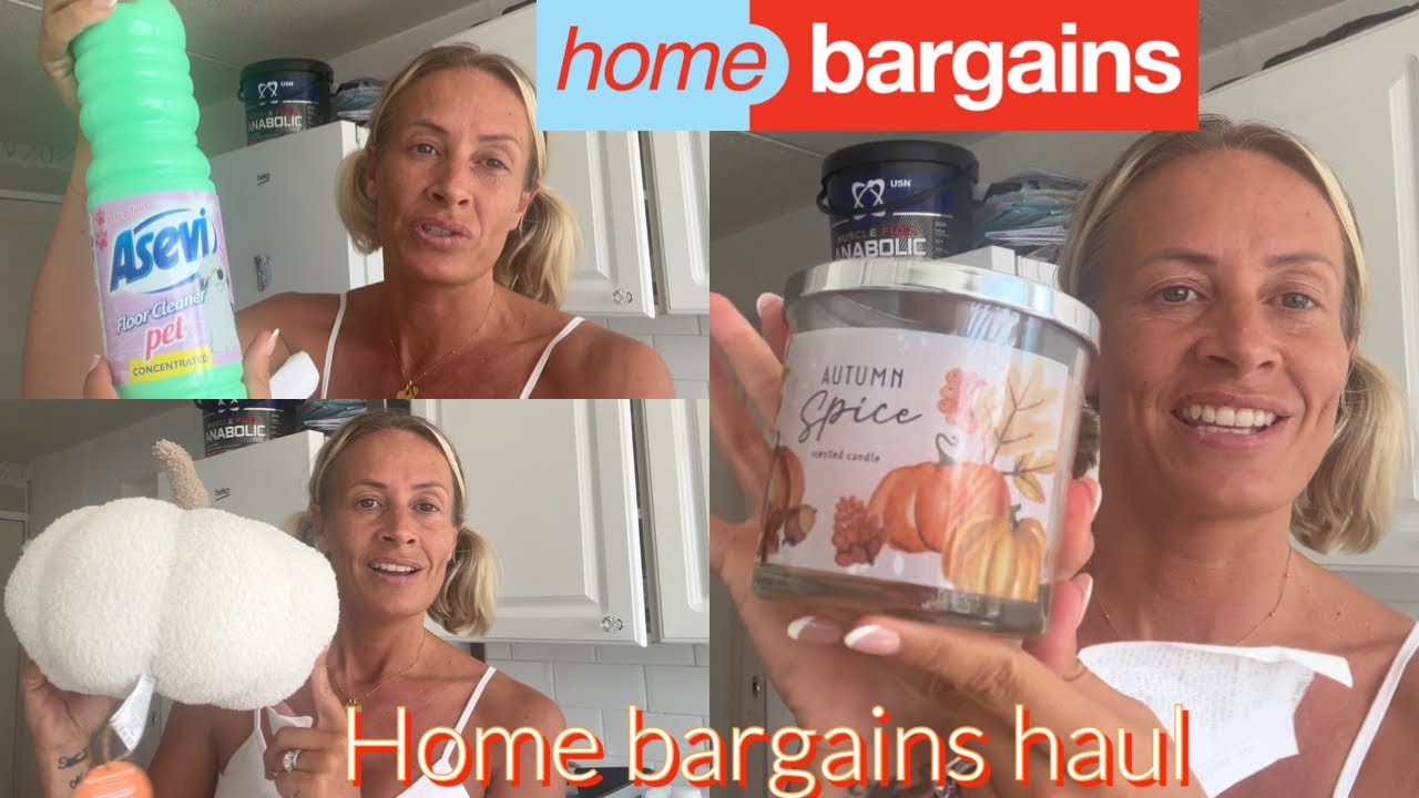 NEW IN HOME BARGAINS 2024| autumn bits | cleaning | snacks | uk sahm