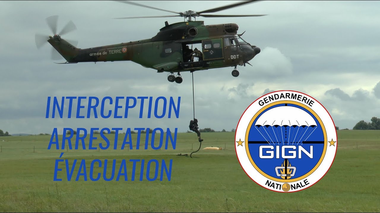 GIGN - Phalsbourg 2017 - Interception véhicule + extraction aérienne.