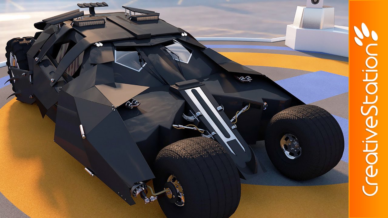 Batman Car  - 3D Speed art modelling (#Cinema4D) | CreativeStation