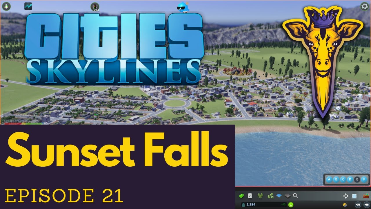 Bringing our Train Line down to New Old Town! | Sunset Falls Ep. 21 | Cities: Skylines [MODDED]