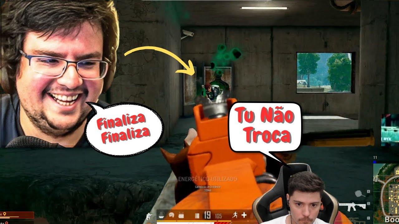 PUBG: Momentos mais ENGRAÇADOS e ÉPICOS de streamers (TECNOSH VS NETENHO)