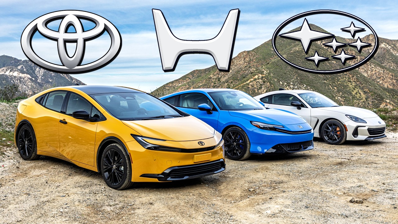 Honda Prelude vs Prius vs BRZ / GR86 - Who is this for?