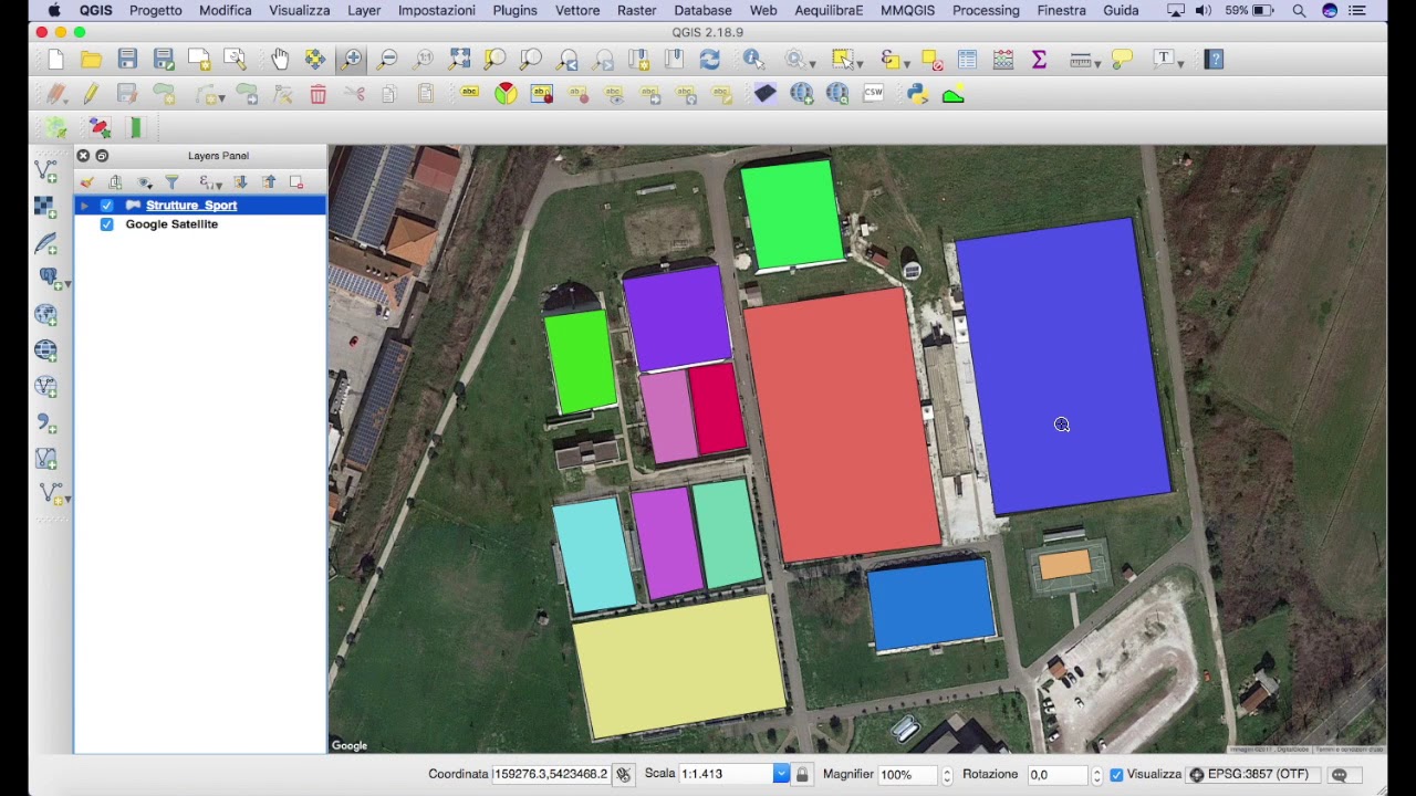 Tutorial QGIS come Disegnare Poligoni per creare Dati Vettoriali Poligonali con Simbologia e Legenda