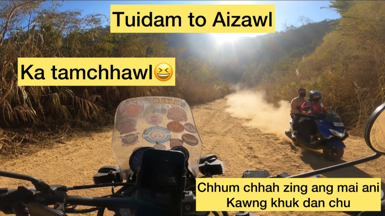 Mizo Hmeichhia|Off-Road with Himalayan411 |Tuidam to Aizawl | Ka tlan tawh naah kawng ala chhe ber🙏