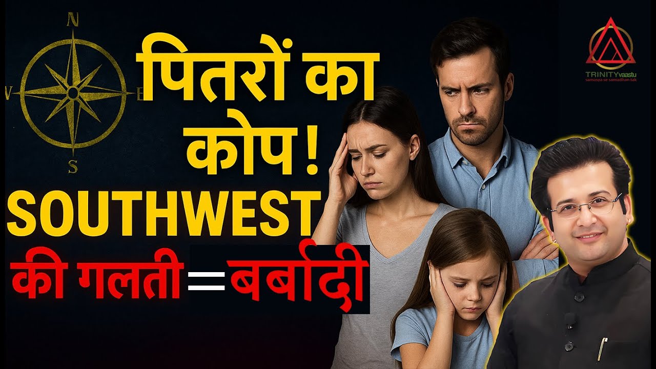 Southwest दोष: पितरों का कोप, Rahu की दिशा और रिश्तों में टूटन का असली कारण!