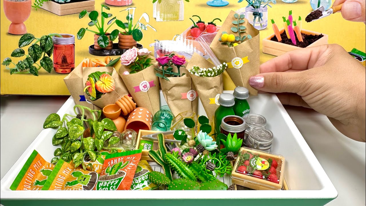 Unboxing Miniverse Make It Mini Botanicals Collection 💐🪴🍓🌻🌵🥕