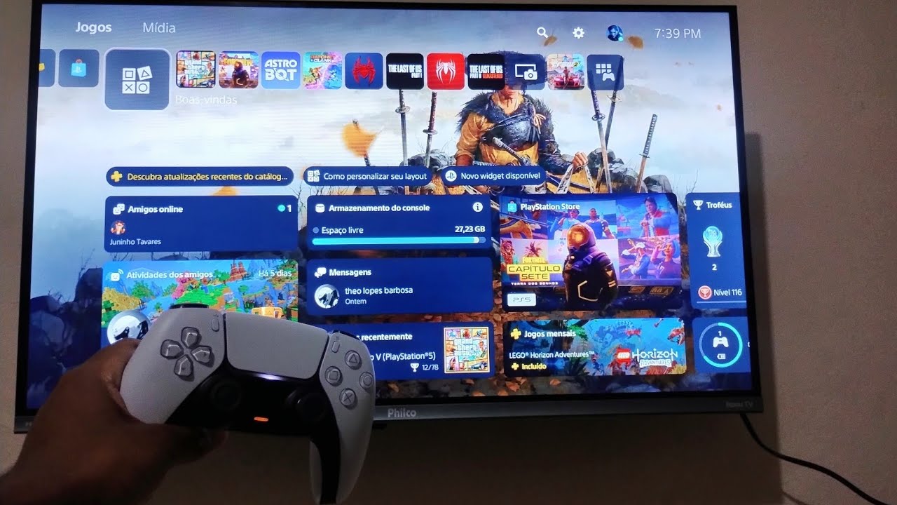 Ganhei um ps5!!! ( Primeiras impressões)