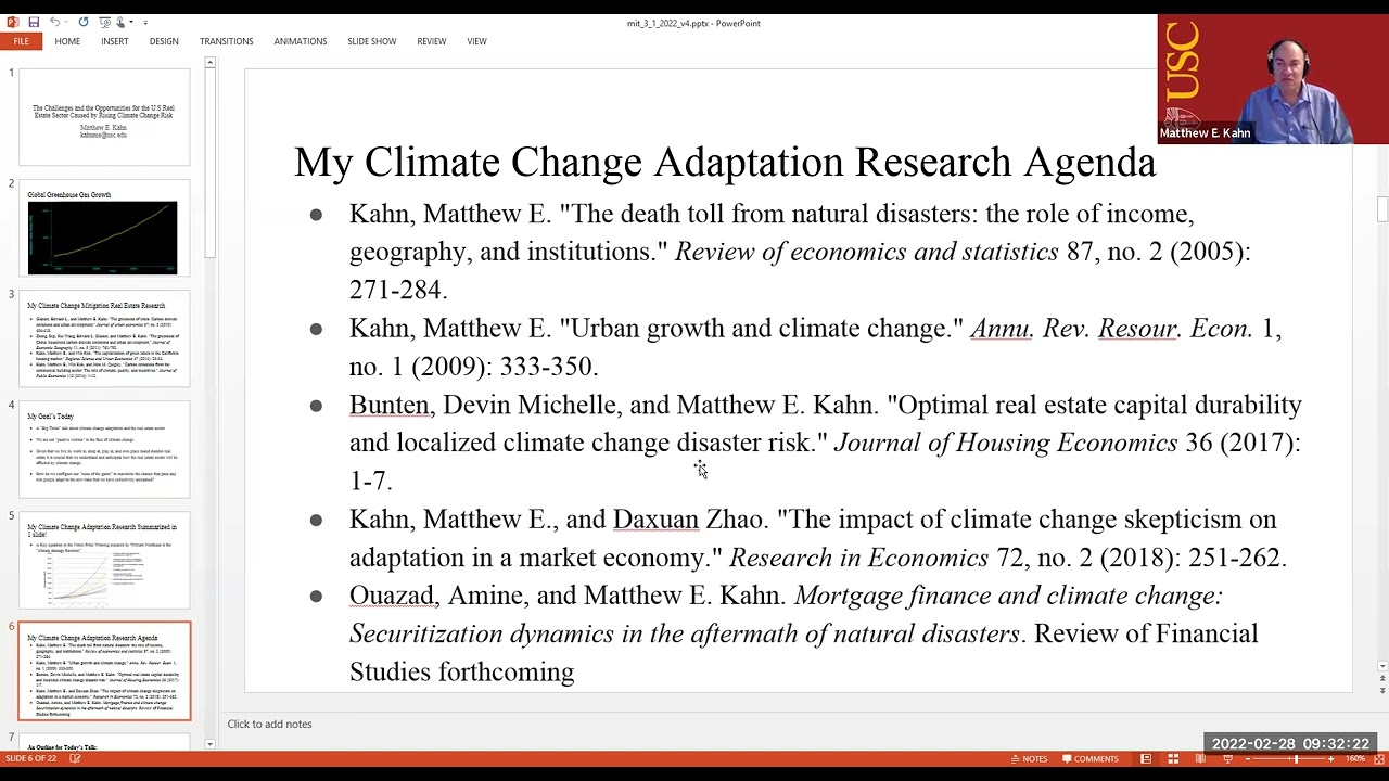 The Challenges and the Opportunities for the Real Estate Sector Caused by Rising Climate Change Risk