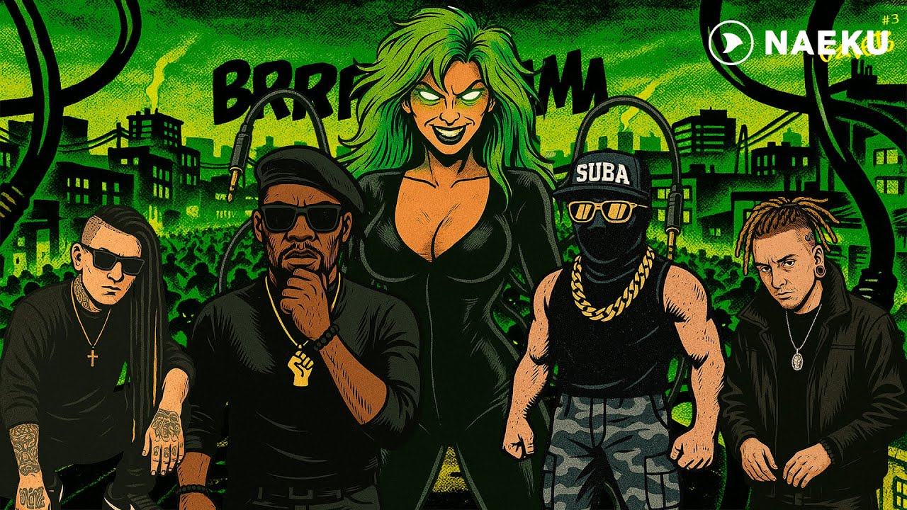 CALETO#3 Se le ve - Jony Roy x Lion Bigmao x Ciju Bless x Lion K Jhuan. Visualizer Comic