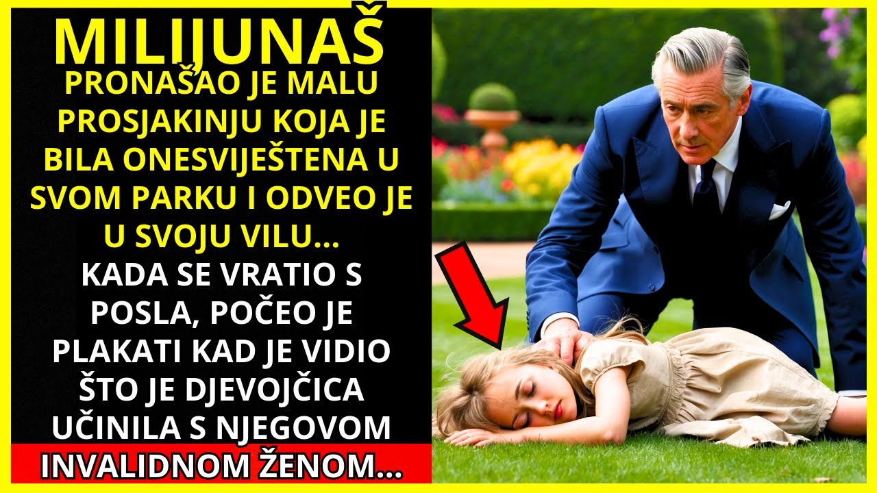 Milijunaš je pronašao onesviještenu prosjakinju u parku i poveo je u svoju vilu...
