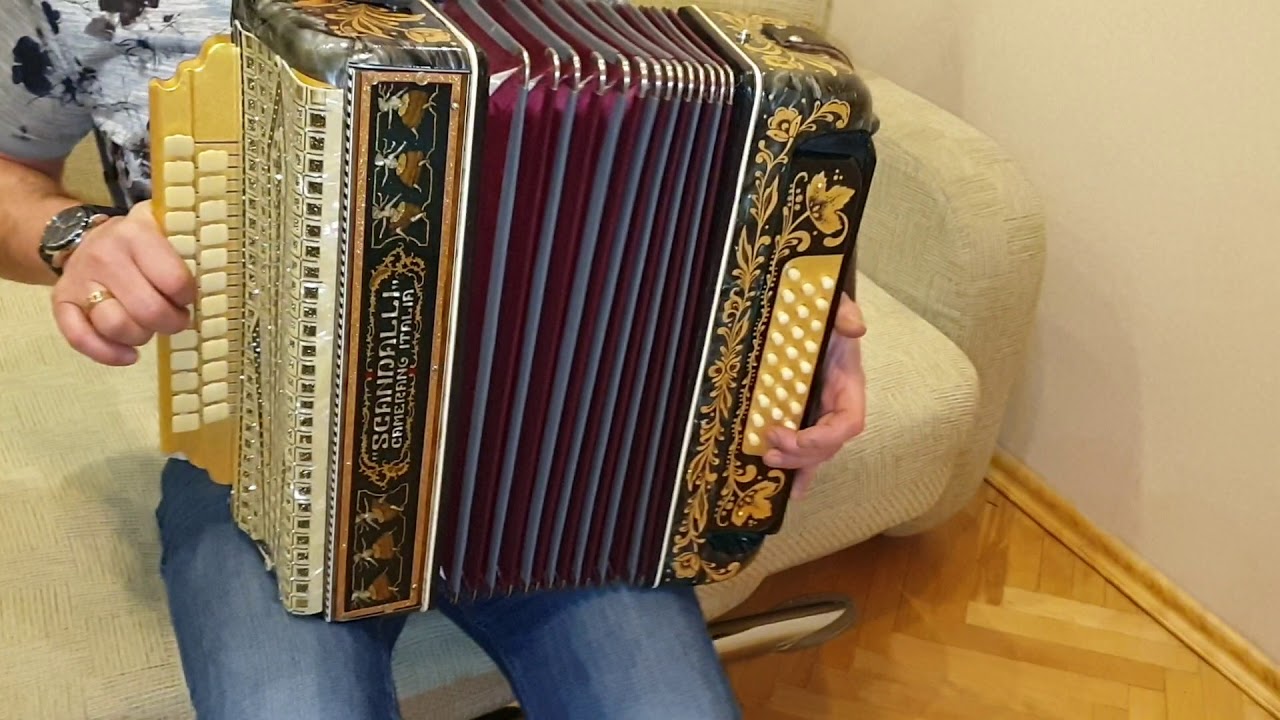 Паша гармонист - мелодии на новой гармошке