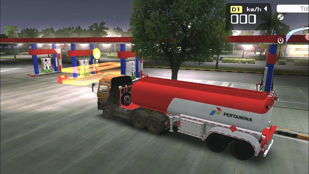 Mengantarkan BBM ke depot pertamina