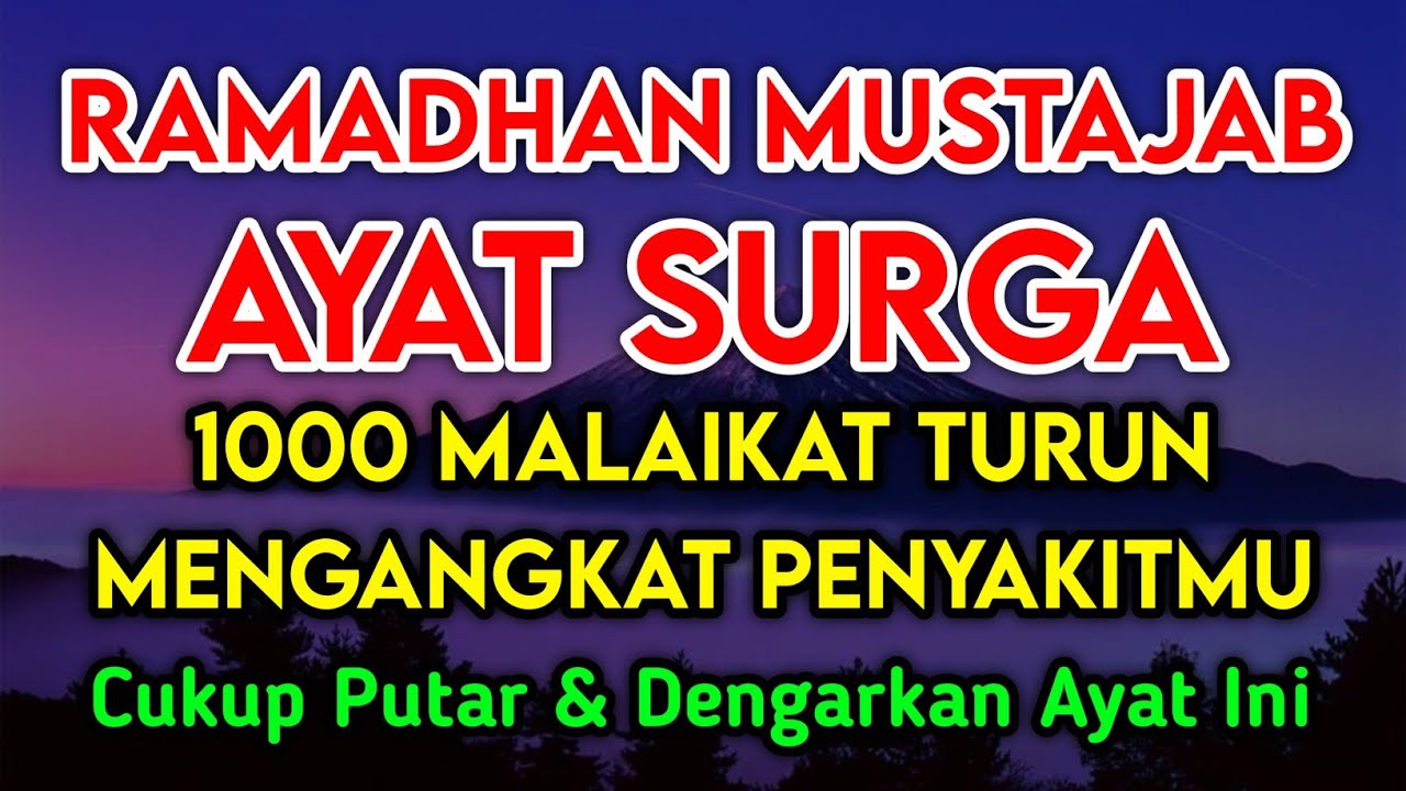 RAMADHAN MUSTAJAB DOA PENY3MBUH SEGALA PENY4KIT🤲 INSYAALLAH S4KIT DITUBUHMU S3MBUH DOA SYIFA