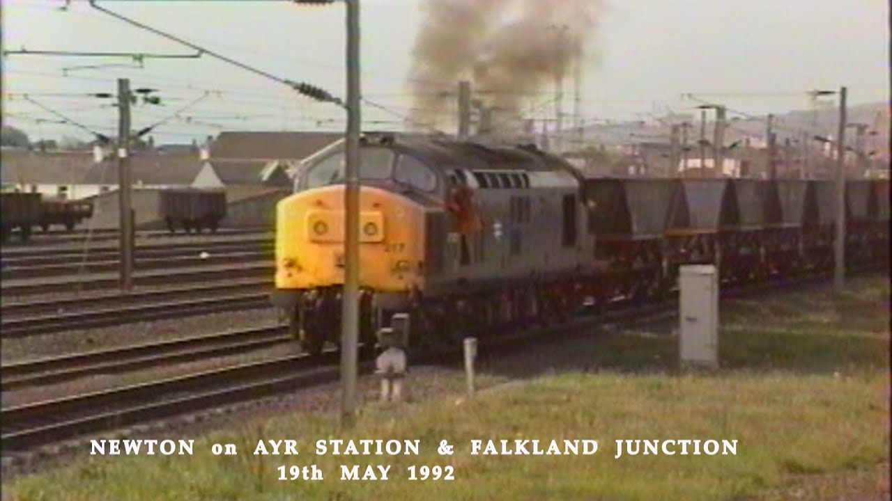 BR in the 1990s Newton on Ayr & Falkland Junction on 19th May 1992