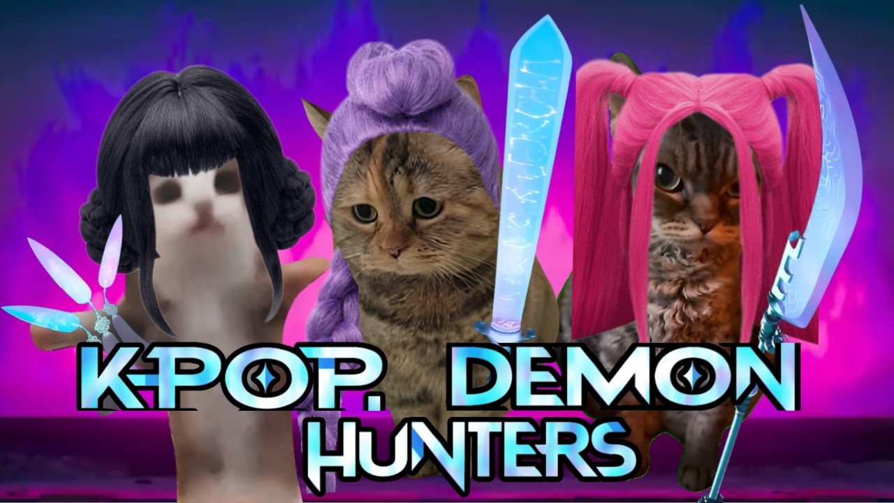 KPOP DEMON HUNTERS , episodio completo (meme de gatos)
