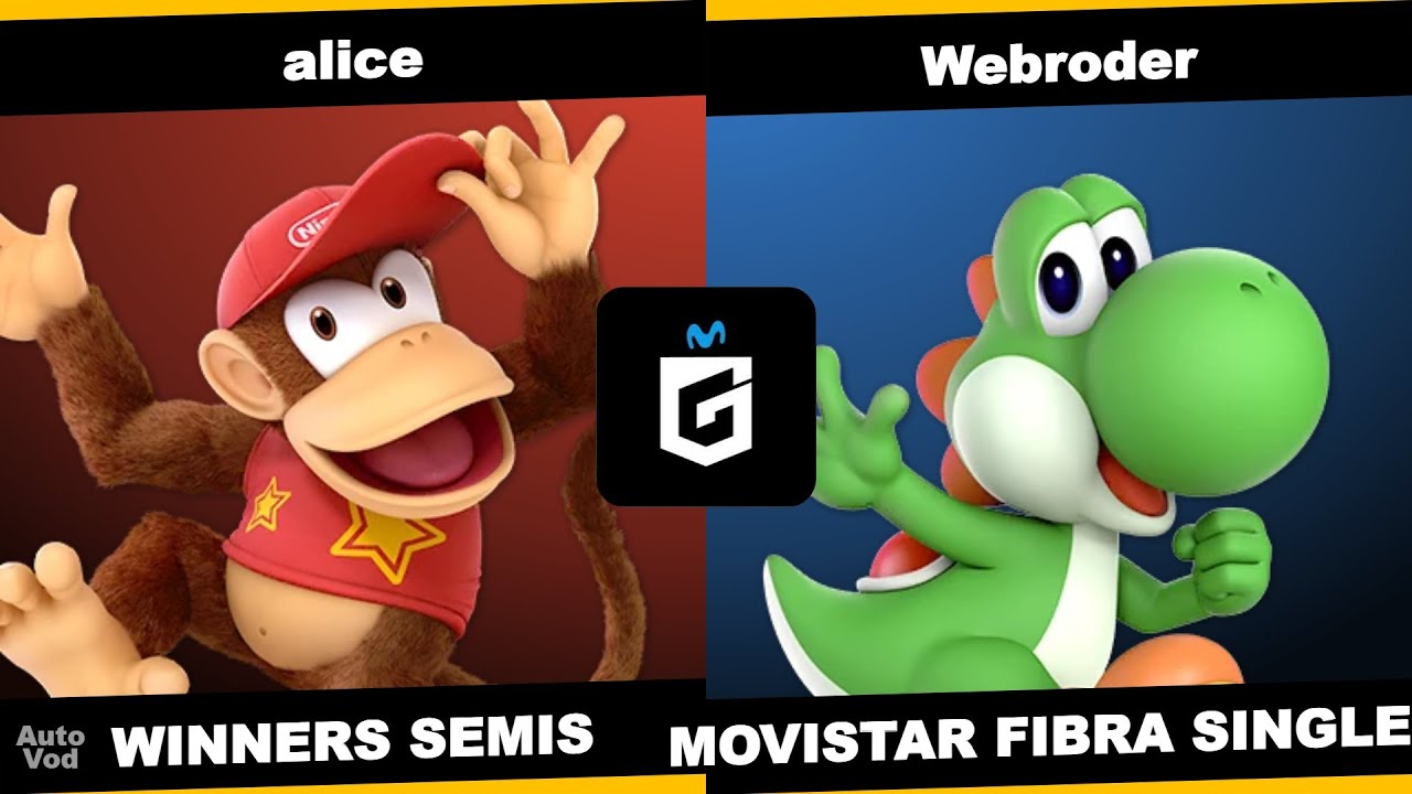 alice (Diddy Kong) vs Webroder (Yoshi) - Level Reset x Movistar Torneo Benefico Winners Semi-Final