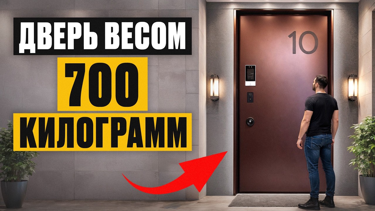 Зачем нужна НАСТОЛЬКО тяжелая дверь? / ЧЕСТНЫЙ обзор входной двери 700 килограмм