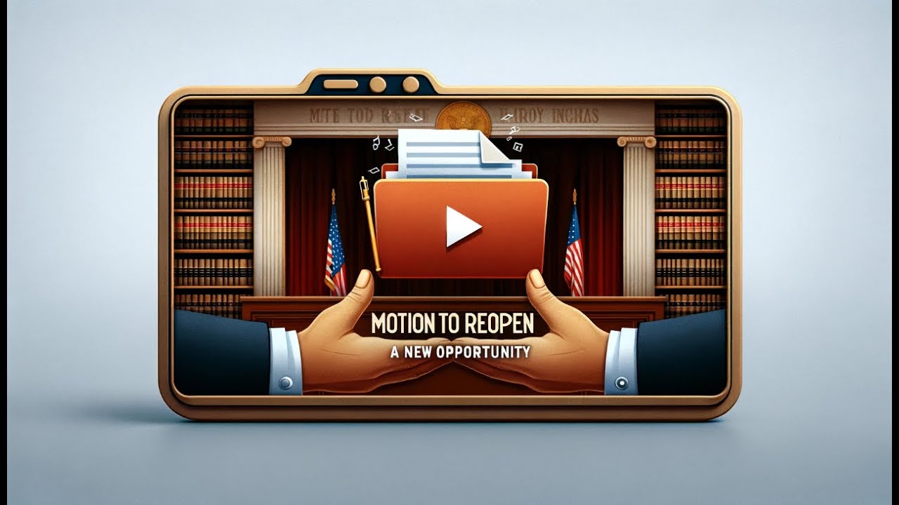 Motions to Reopen To Get You Back