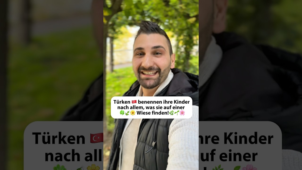 🇹🇷Eltern benennen ihre Kinder nach allem, was sie auf einer Wiese finden😂 #t&uuml;rkisch #name #witzig