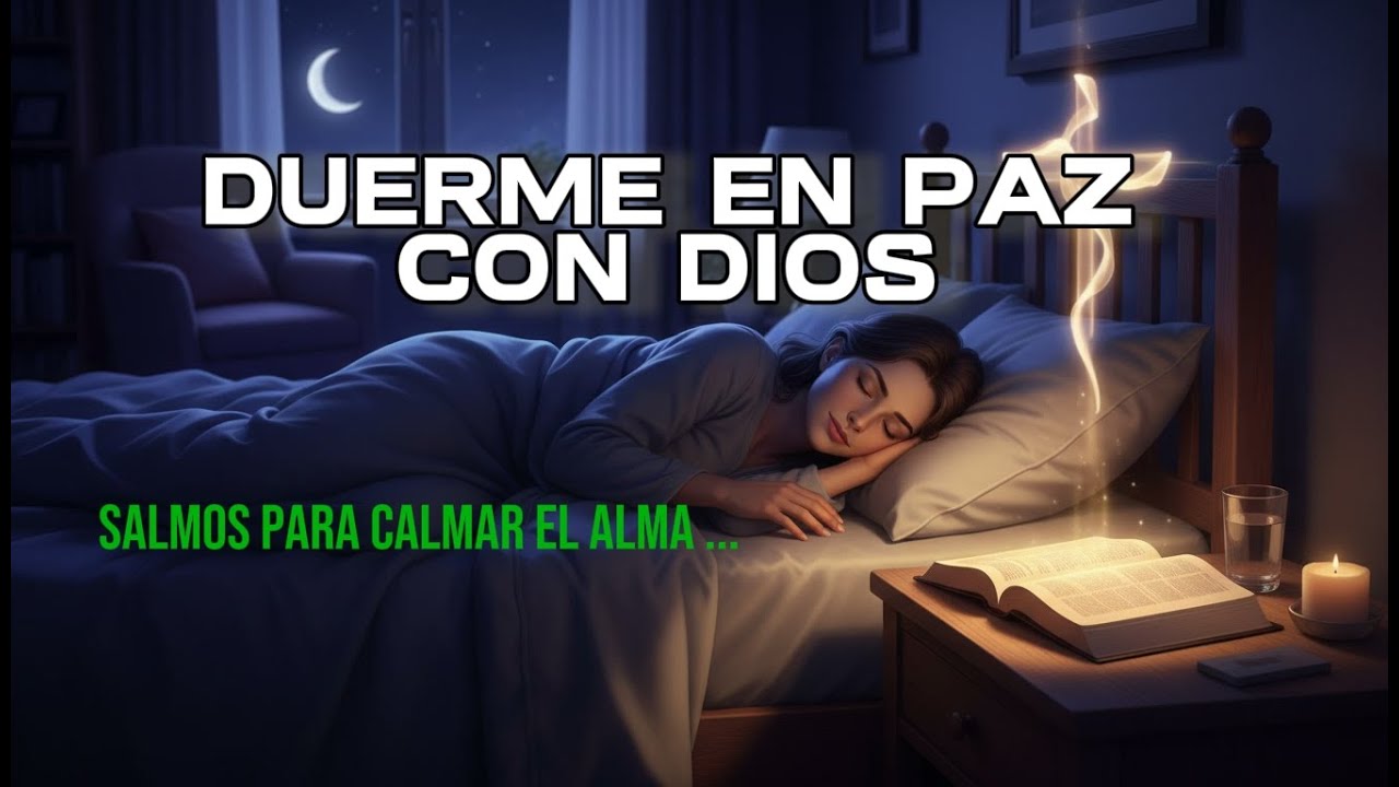 Melodias para Dormir Profundo con Salmos  Duerme Rápido en la Paz de Dios | Oración y Biblia