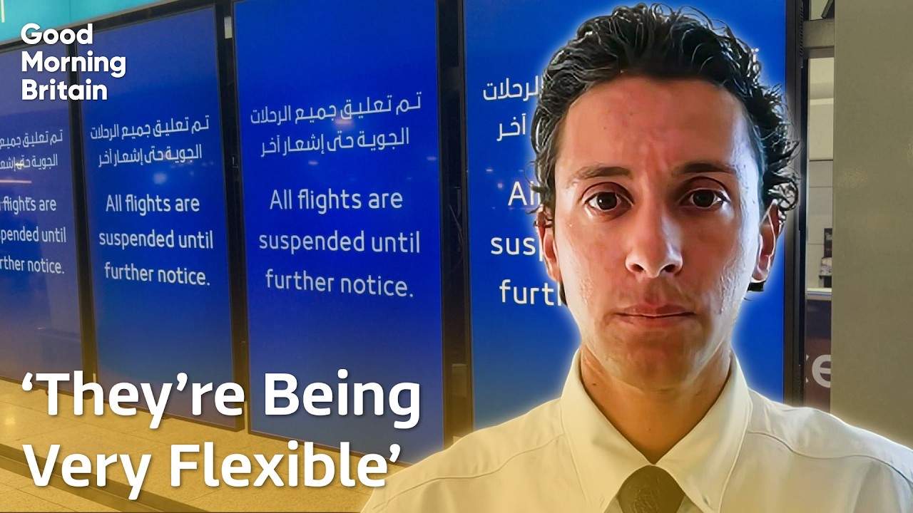 Expert explainer what to do if you're stranded in the Middle East | Good Morning Britain