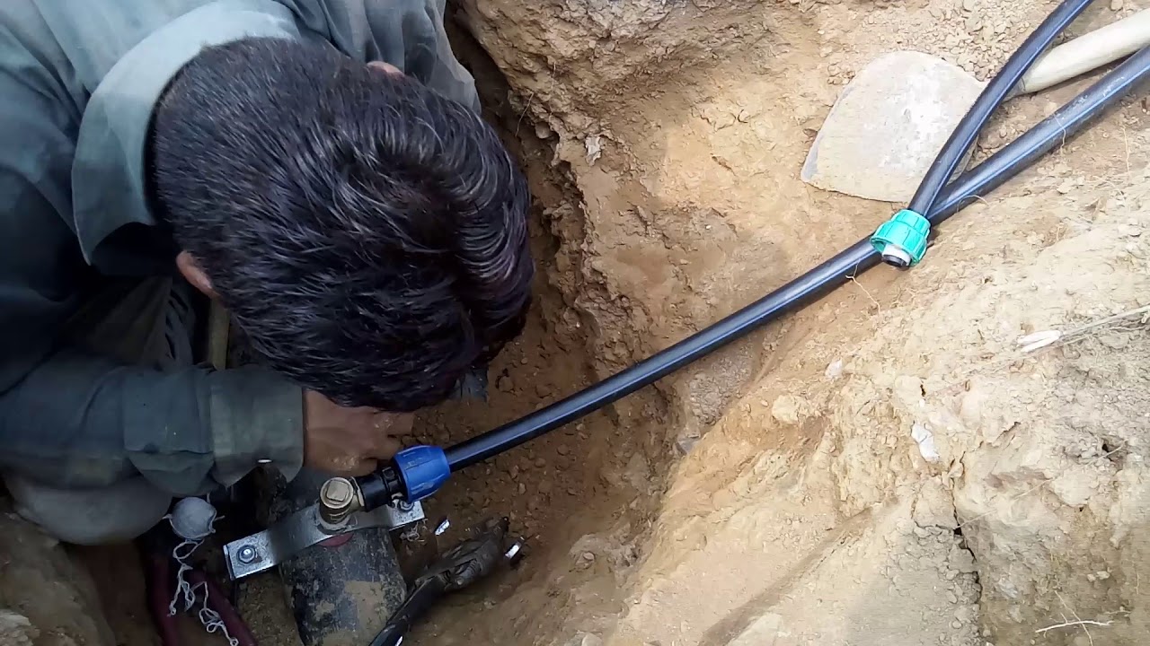 HDPE pipe plot tapping