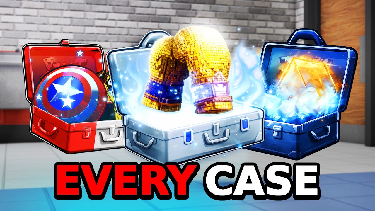 I Opened EVERY CASE in Roblox Fight In A School