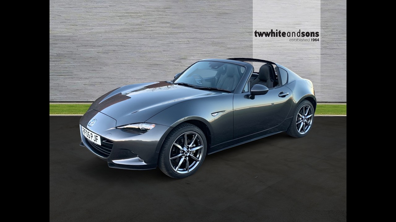 Mazda MX-5 RF 2.0 SKYACTIV-G Sport Tech 2dr Manual Petrol Machine Grey 11,820 Miles 1 Owner RF05 PJF
