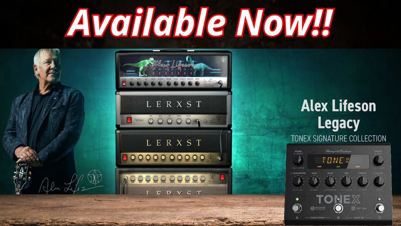 They Captured Alex Lifeson's Amps! | Tonex: Alex Lifeson Legacy Collection