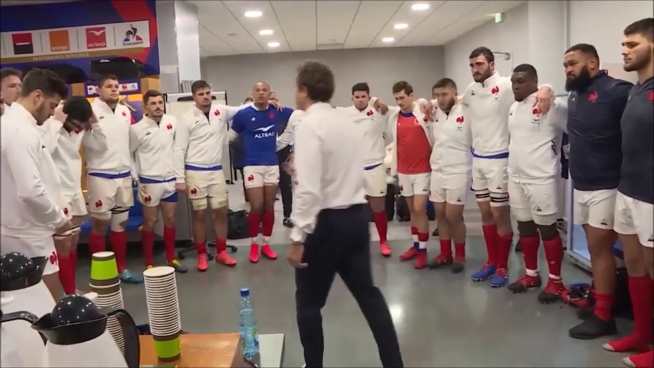 Rugby France Angleterre la causerie de Galthié avant le match