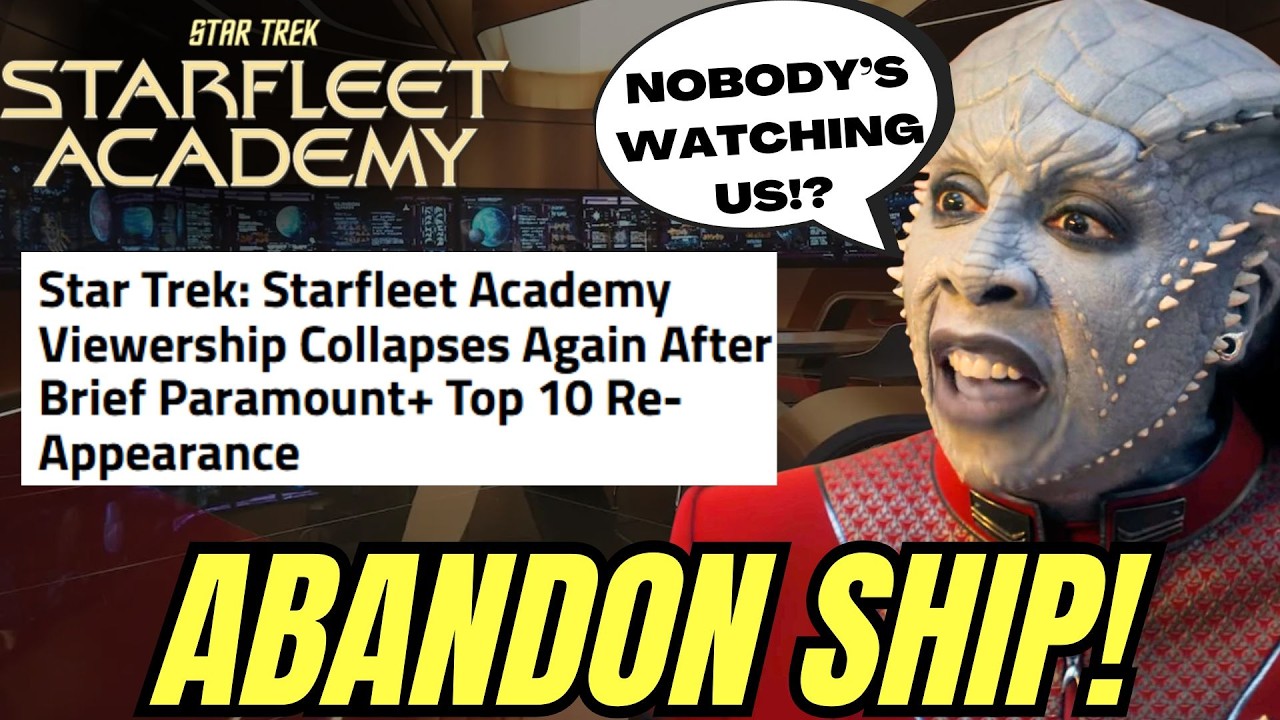 ПОЗОР! «Звёздный путь» снова рушится: рейтинги Академии Звёздного флота резко упали после обвала ...