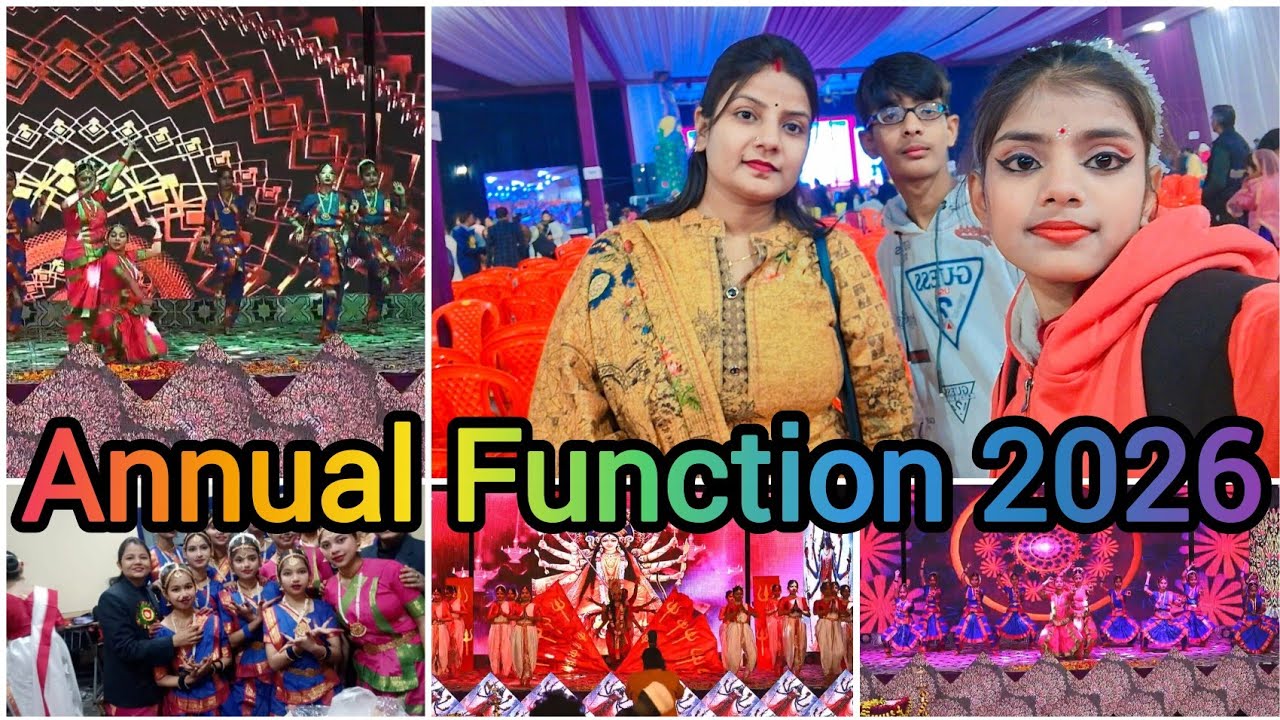 Annual Function in our school 🥰🏫 | Maine Kiya participate 2 dance me 💃 | Khub sari masti ki humne 🥳