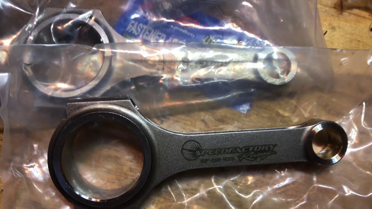 Speedfactory racing d16 Vitara spec NO-NOTCH Long H-Beams connecting rods