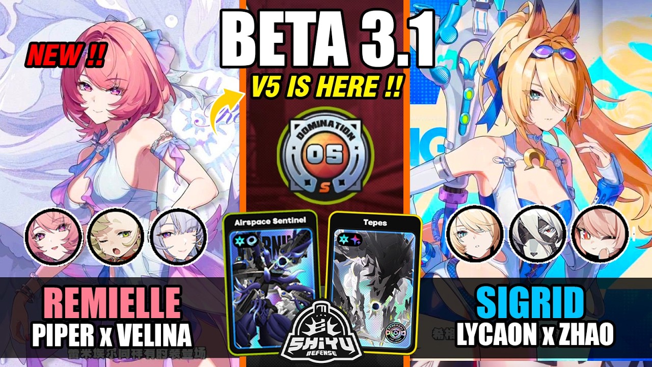 [Beta v5] REMIELLE & SIGRID (m0w1) Full Gameplay Showcase | Shiyu Defense | ZZZ 3.1 Beta V5 Leaks