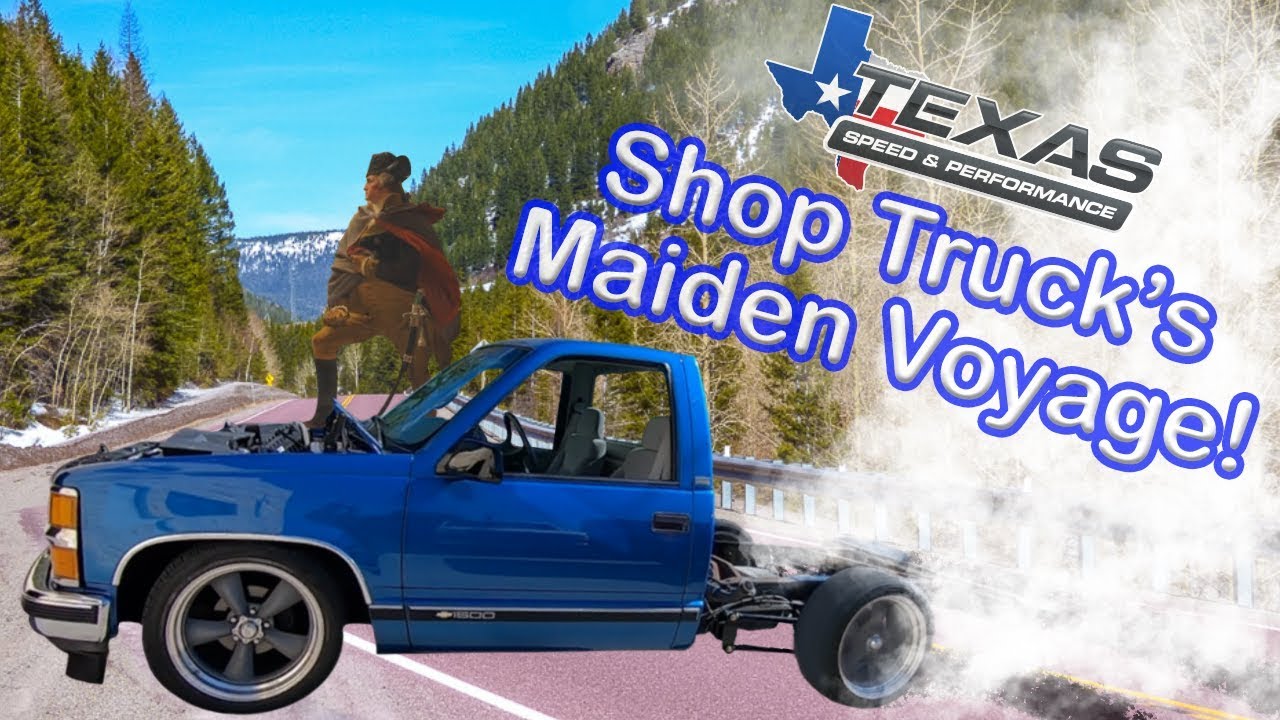 Texas Speed Shop Truck First Drive With Gen 5 Swap! (Insert Bald Eagle Sounds)