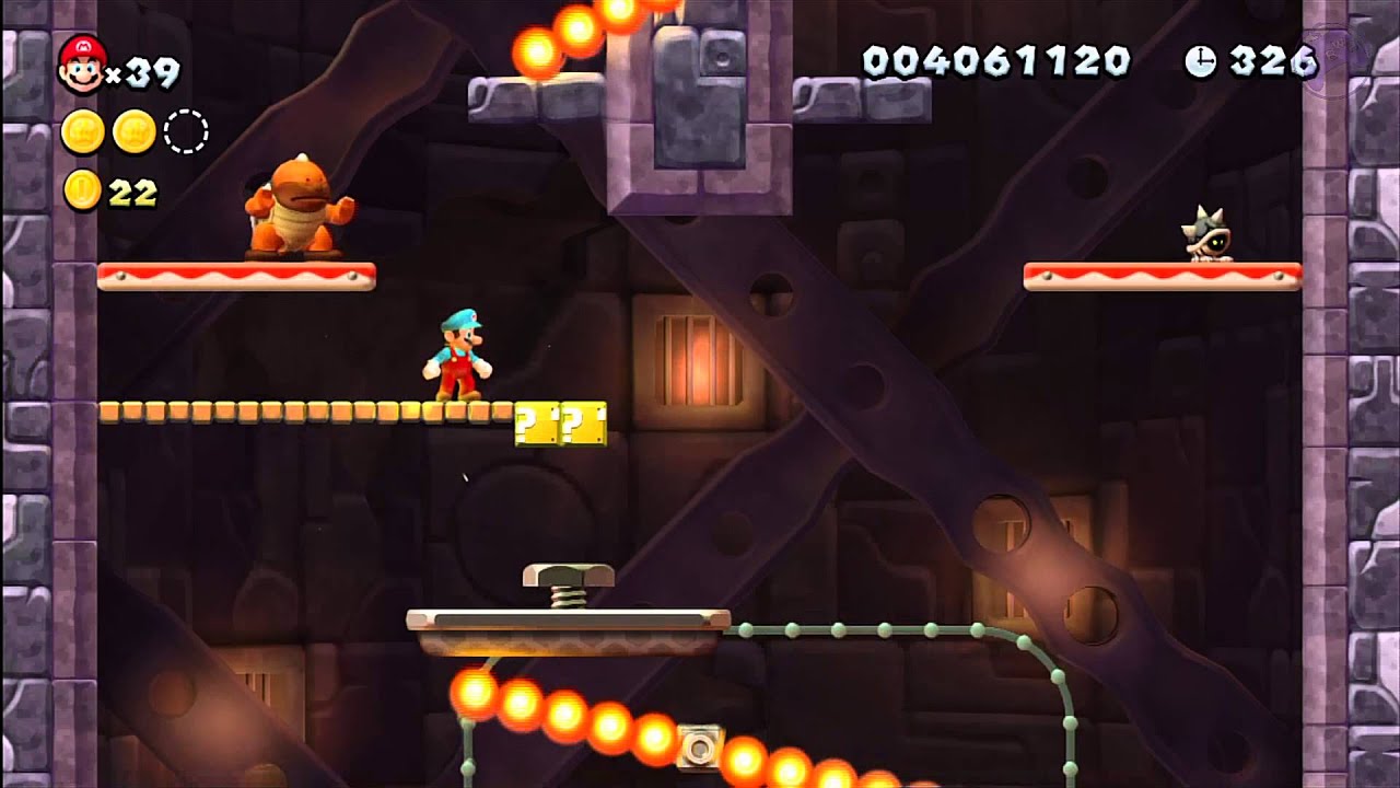 Rock-Candy Mines - Screwtop Tower [New Super Mario Bros Wii U]