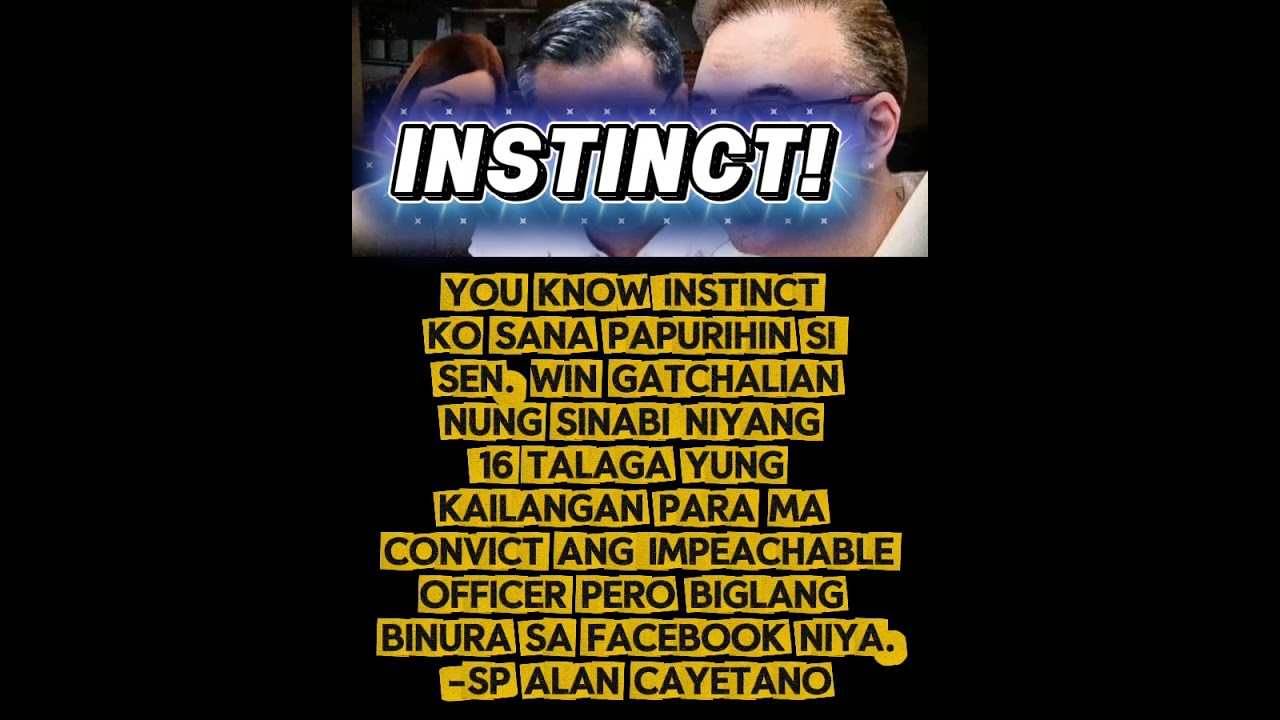 OOPS!YES! SP CAYETANO MAY INSTINCT SA POST VS WIN GATCHALIAN WOW!#comedy#jokes#funny#foryou#shorts