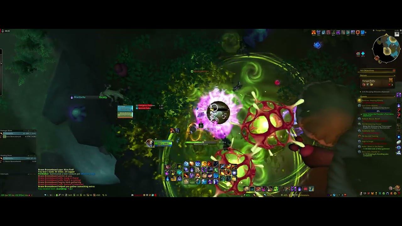 Delves S2: Fungal Folly 11 Fire Mage