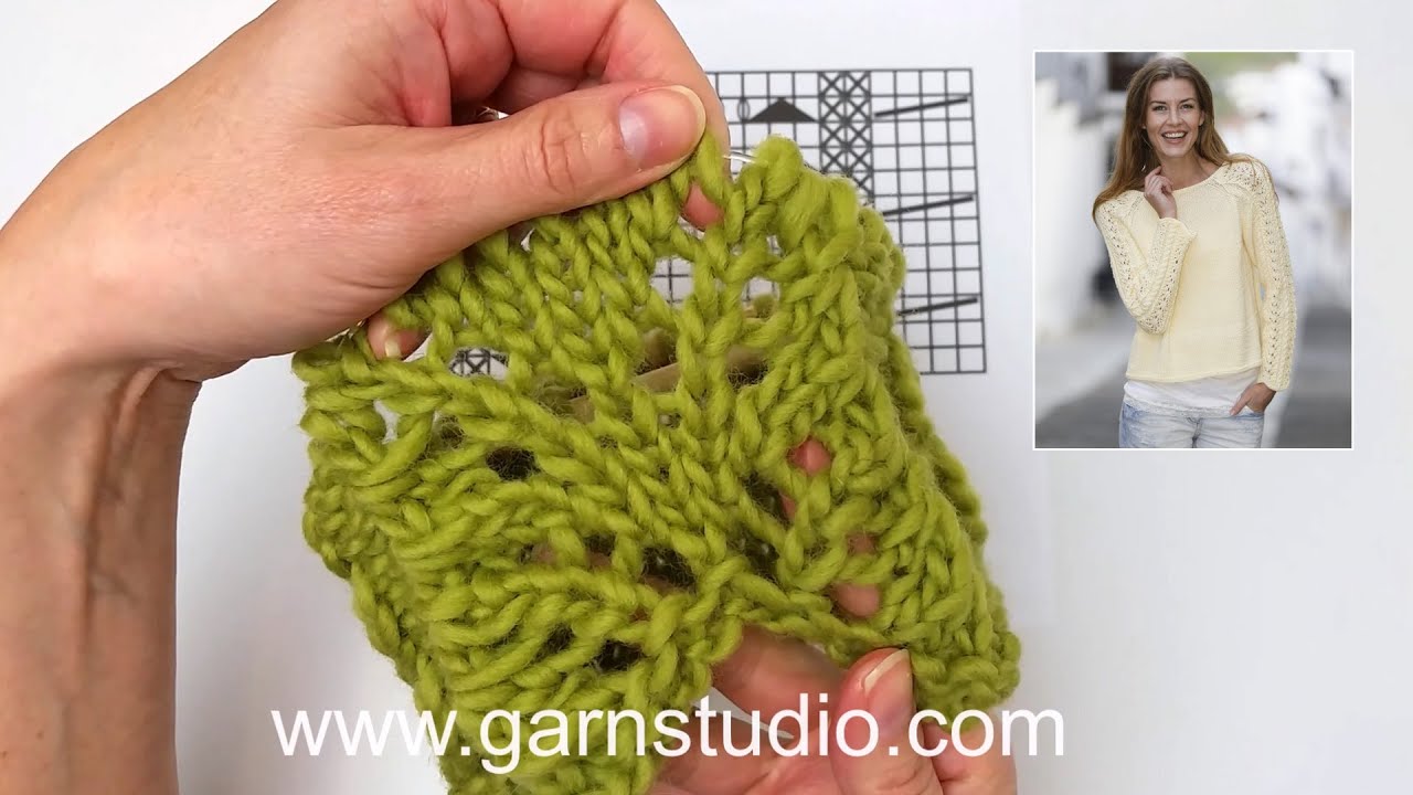 How to knit A.1 in DROPS 159-29