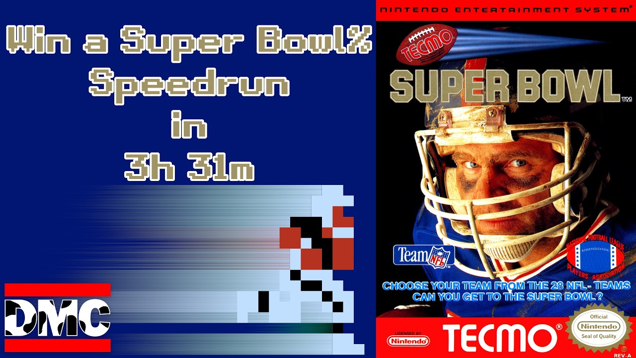Tecmo Super Bowl (NES) Win a Super Bowl Speedrun in 3:31:38 | Current PB