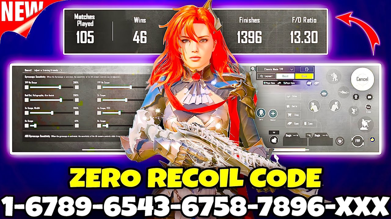 НОВОЕ ОБНОВЛЕНИЕ 4.6 КОД 🔥 НАСТРОЙКИ ЧУВСТВИТЕЛЬНОСТИ PUBG MOBILE/BGMI 2026 | ЛУЧШИЕ НАСТРОЙКИ ЧУ...