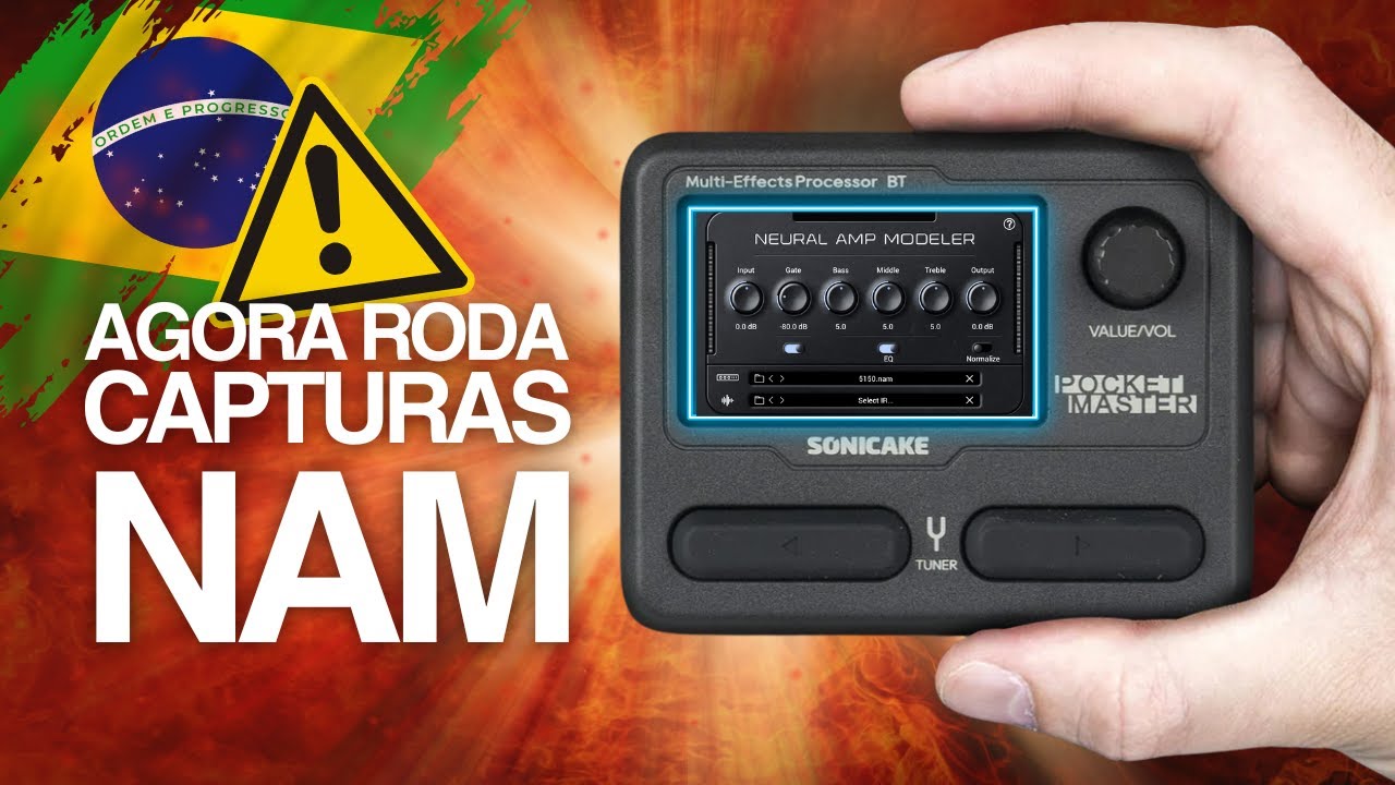 A SONICAKE Pocket Master agora RODA CAPTURAS NAM! Soa bem???