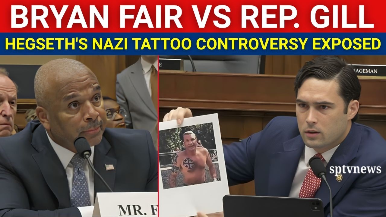 Congress Hearing: Brandon Gill Presses SPLC CEO on Hegseth's Nazi Tattoo Controversy | Bryan Fair